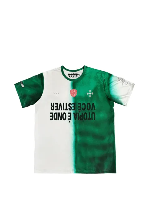 Travis Scott graphic-print T-shirt Green TSUC95