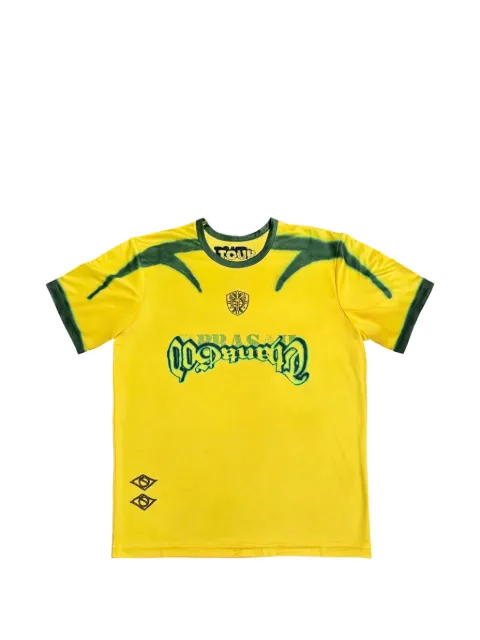 Travis Scott graphic-print T-shirt Yellow TSUC96