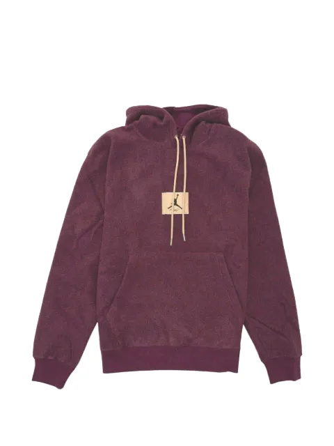 Jordan logo-patch hoodie Purple DC9584