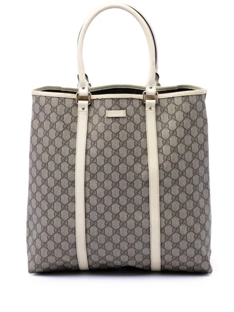 Gucci Pre-Owned 2016-2026 GG Supreme Joy Vertical tote bag Neutrals MWTQU1BWPV7LWW5E