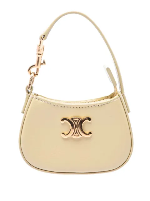 Celine Pre-Owned 2000-2026 Micro Shiny Calfskin Triomphe Tilly Bag handbag Yellow 6XHG1DIL9L30O3K7