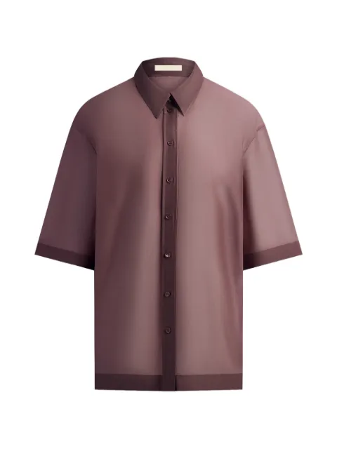 12 STOREEZ short-sleeve shirt Brown 132610