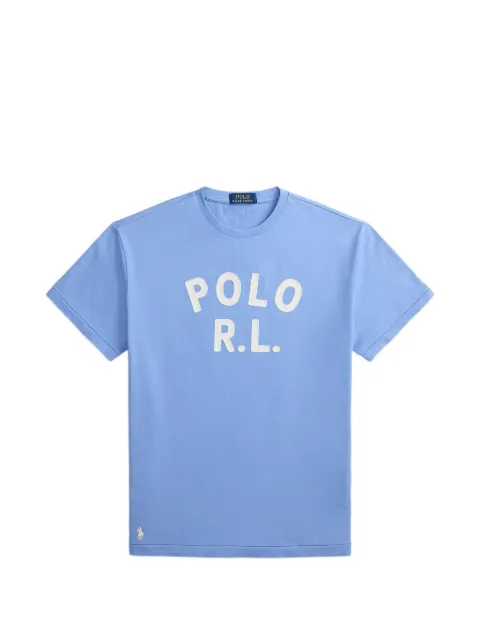 Polo Ralph Lauren logo-print cotton T-shirt Blue 710B20222005