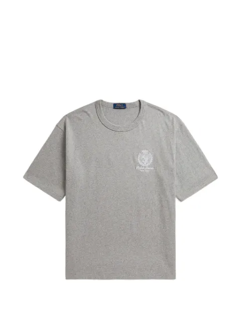 Polo Ralph Lauren logo-embroidered T-shirt Grey 710B19623002