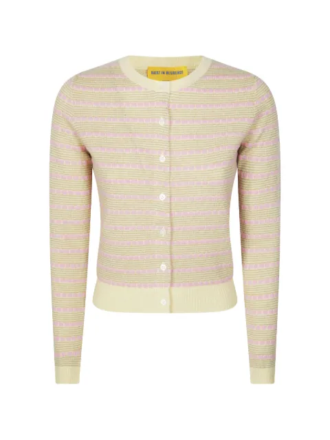 Guest In Residence Pebble Stripe Jane cardigan Neutrals W43910JM