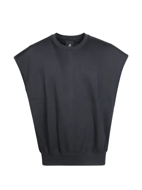 Thom Krom panelled sleeveless tank top Black MS19101