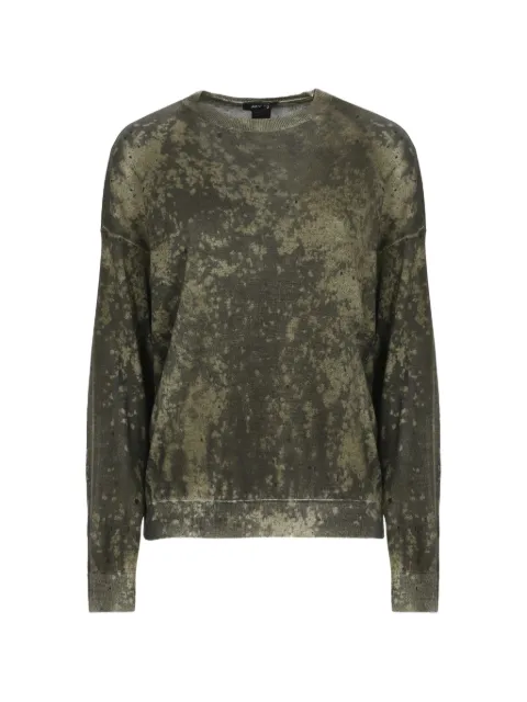 Avant Toi mottled-effect sweater Green 226WD1320CSFVA