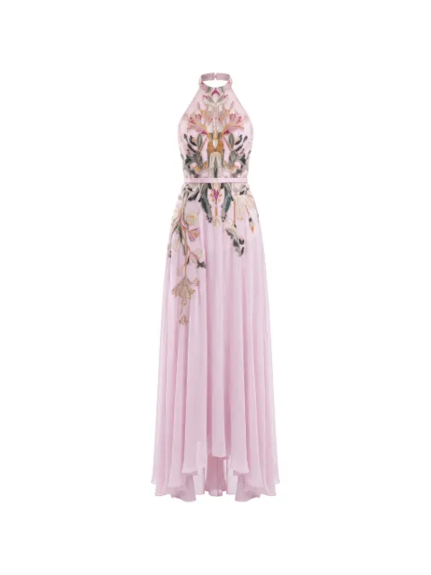 Saiid Kobeisy embroidered maxi evening dress Pink RTEVSS26LD050