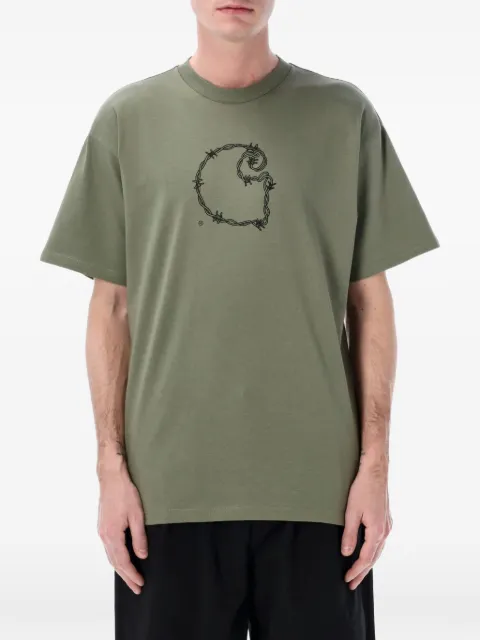 Carhartt WIP Barbwire C T-shirt Green I036237