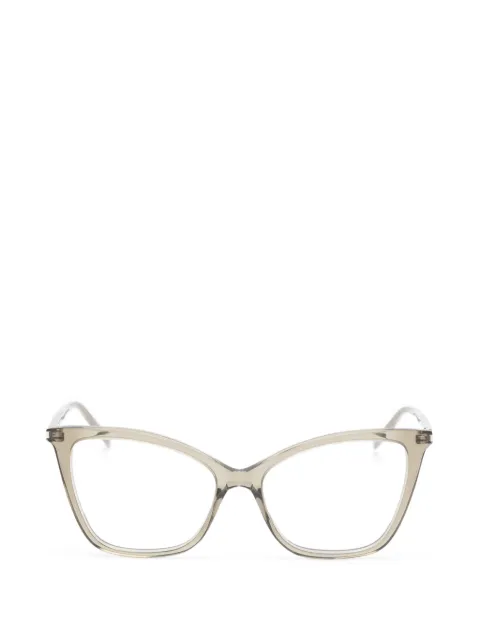 Saint Laurent Eyewear cat-eye frame glasses Grey SL386
