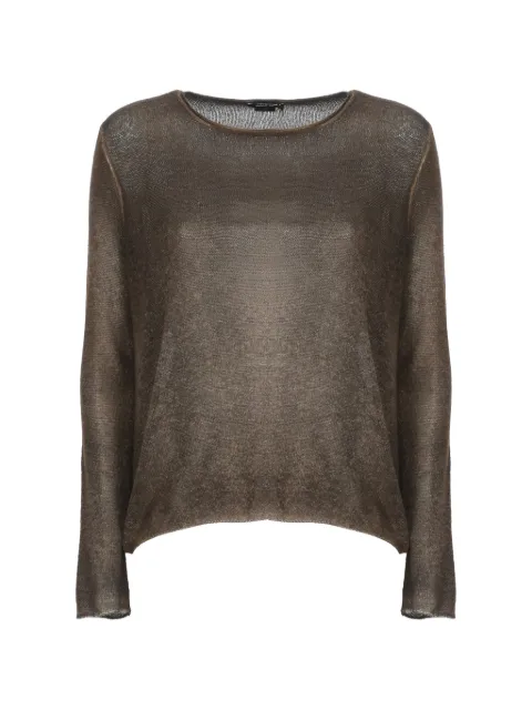 Avant Toi fine-knit cashmere sweater Brown 226WD1210CLIVHV01194