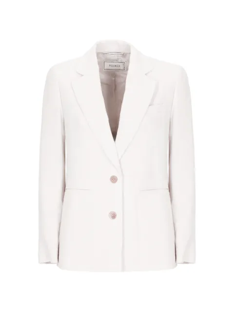 Peserico single-breasted blazer Neutrals A01202Z05219