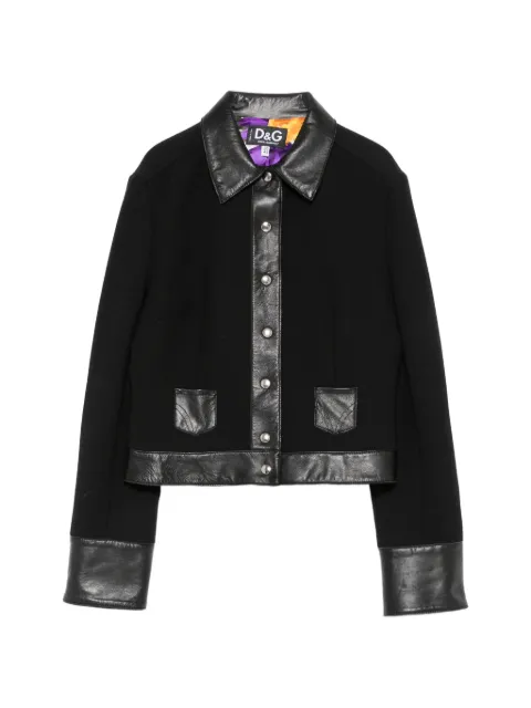 Dolce & Gabbana Pre-Owned 2000s point-collar jacket Black DG450CEB