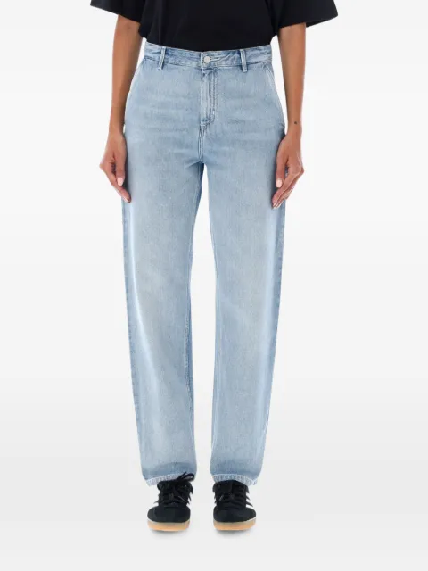 Carhartt WIP Pierce stone-washed logo-patch jeans Blue I025268