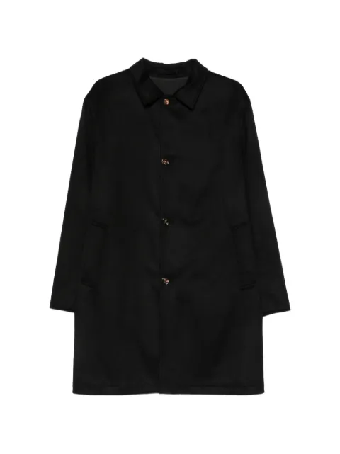 Kired single-breasted reversible coat Black WPEAKW681802201H