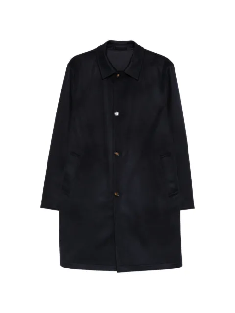 Kired single-breasted reversible coat Blue WPEAKW68180190C7