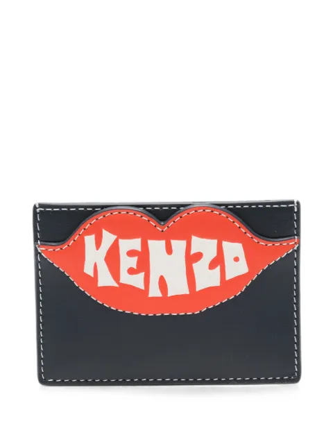 Kenzo graphic-print card holder Black FG68PM810L46