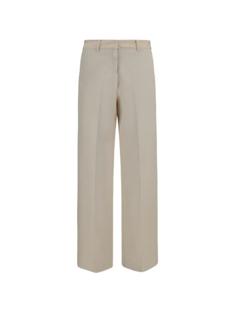Forte Forte belt-loop trousers Neutrals 15030MYPANTS