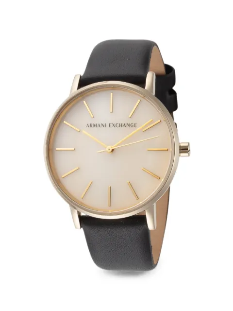 Armani Exchange Lola leather 36mm watch Neutrals AX5561