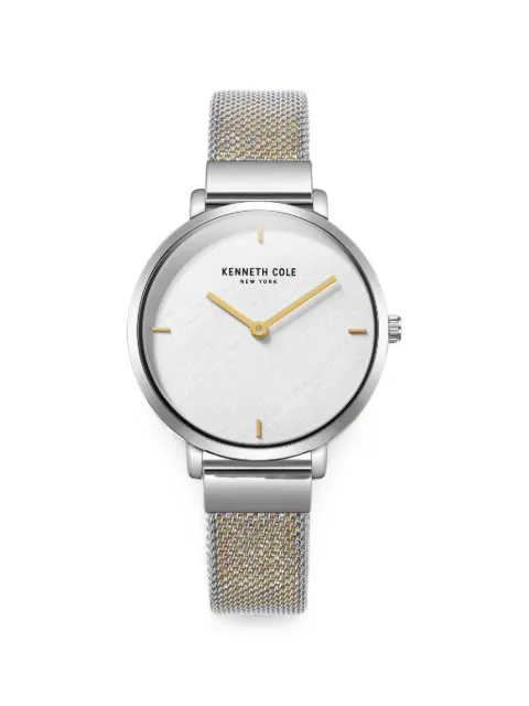 KENNETH COLE round-face 34mm watch White KCWLG2219901
