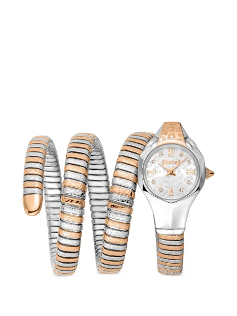 Just Cavalli Ravenna Snake 22mm watch Silver JC1L271M0065