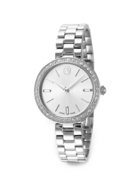 Swarovski Cetra crystal-embellished 30mm watch Silver 5672998