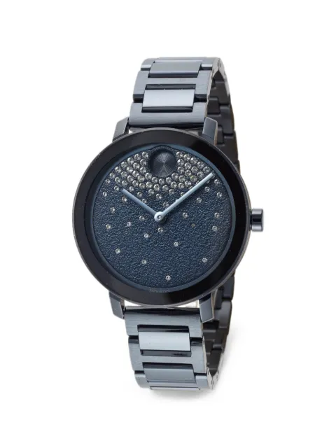 Movado Bold crystal 34mm watch Blue 3600706