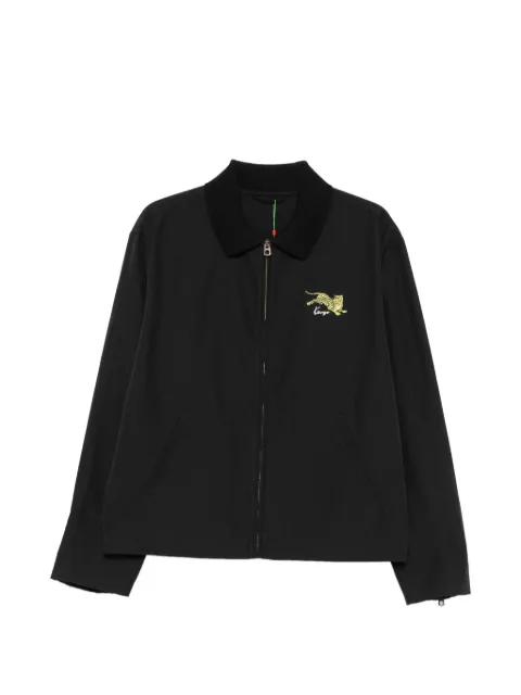 Kenzo tiger-embroidered zip-up jacket Black FG65BL0579NK