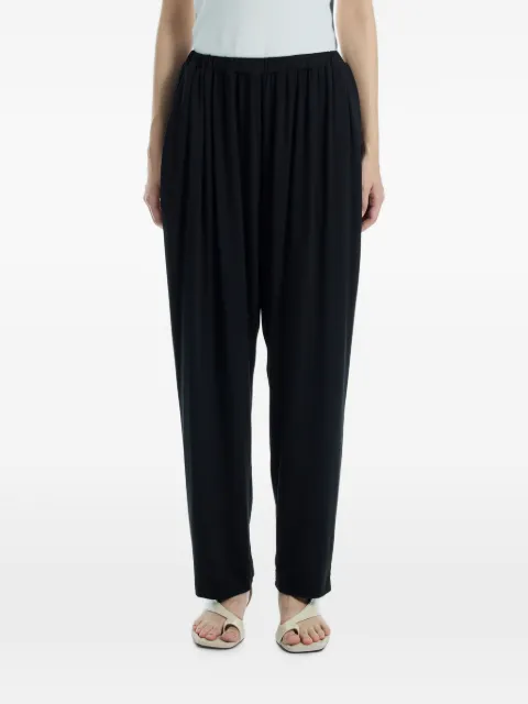 Determ; ribbed-knit tapered-leg trousers Black DT61PT01