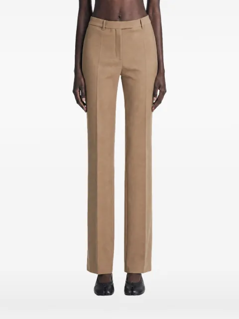 Max Mara pressed-crease tailored trousers Neutrals 2629136041600