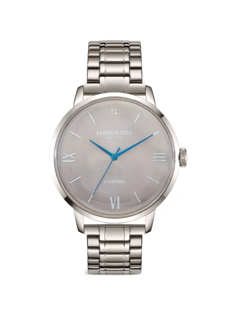 KENNETH COLE Diamond 42mm watch Silver KC51051002