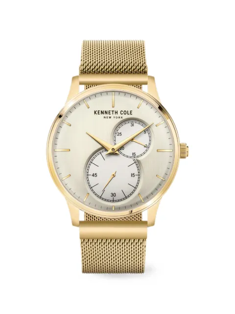 KENNETH COLE mesh bracelet 43mm watch Gold KCWGK2125202