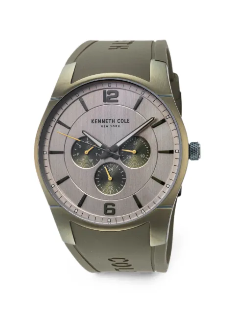 KENNETH COLE logo-detail 42mm watch Grey KCWGQ2221903