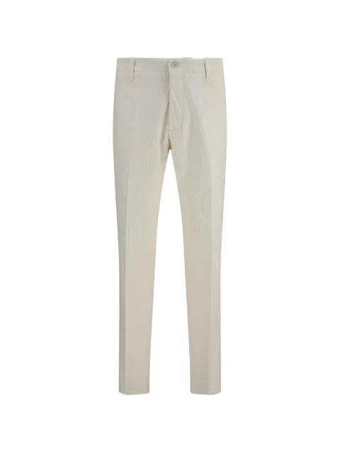 Lardini ribbed straight-leg trousers White ACLUANGACIF67550