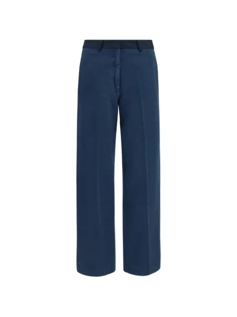Forte Forte belt-loop trousers Blue 15030MYPANTS