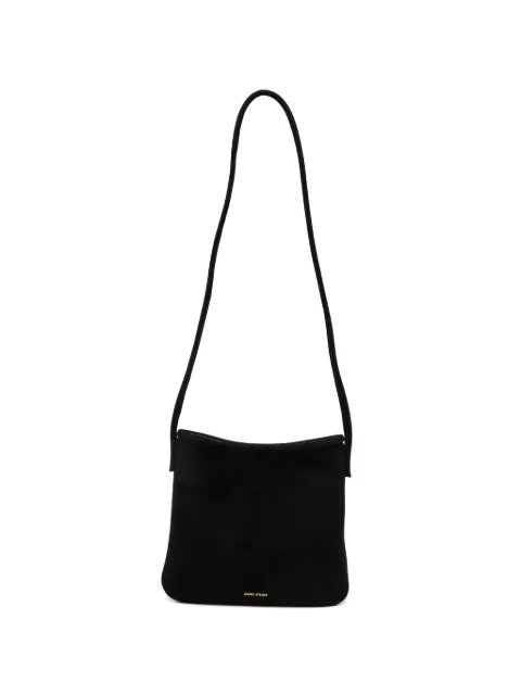 Manu Atelier Fidèle suede shoulder bag Black 2026244