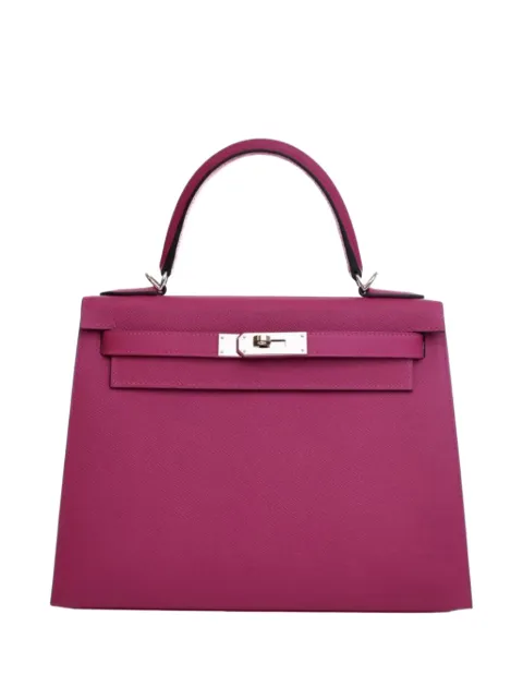 Hermès Pre-Owned 2018 Epsom Kelly II Sellier 28 satchel Purple DC72KNR7QQABQDNX