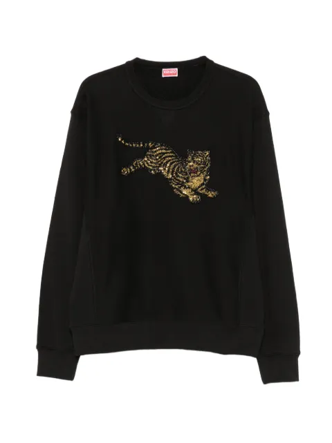 Kenzo Jumping Tiger sweatshirt Black FG65SW2774MJ