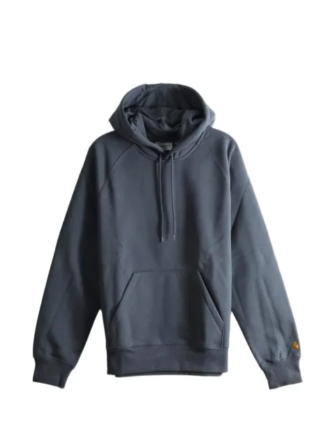 Carhartt WIP logo-embroidered hoodie Blue I033661