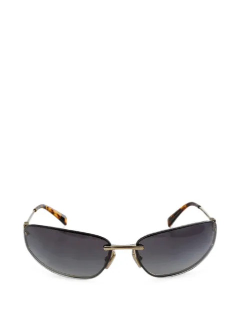 Miu Miu Eyewear Nocturne shield sunglasses Gold MUA50SZVN30C