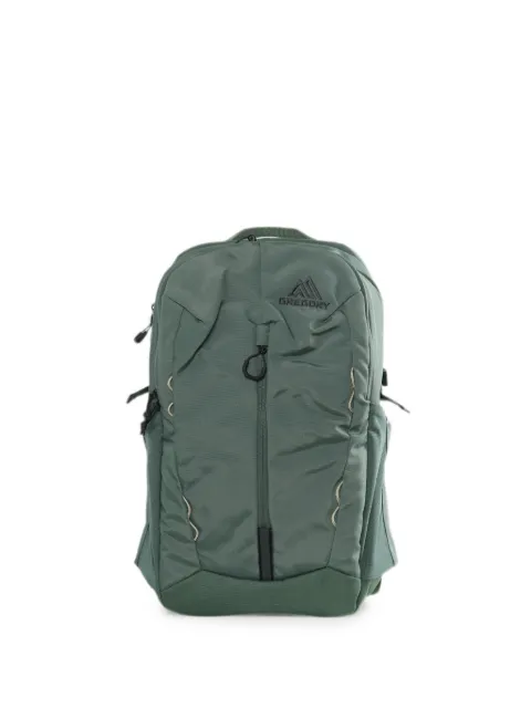 GREGORY logo-embroidered backpack Green 160166