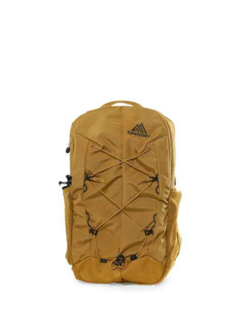 GREGORY bungee-cord logo-print backpack Yellow 160167