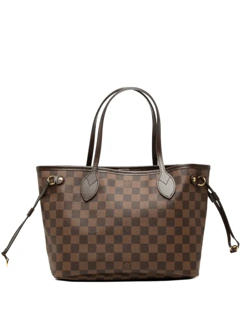 Louis Vuitton Pre-Owned 2015 Damier Ebene Neverfull PM tote bag Brown GX4UHFRVLR1PAJZ8