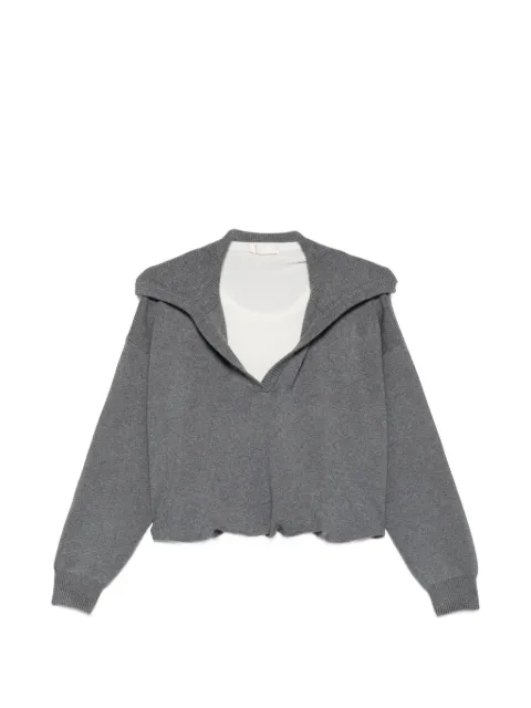 Eleh long-sleeve sweater Grey EFWY260009