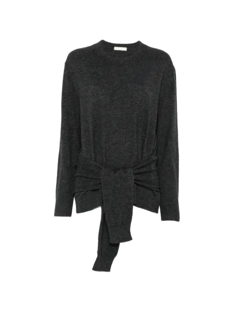 Eleh layered-detail sweater Grey EFWY260001