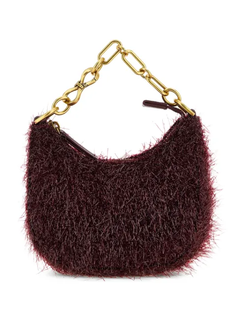 TWINSET mini Croissant frayed tote bag Red 262TB7300