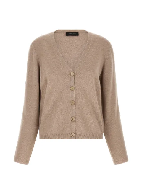 Fabiana Filippi Filo Diamante V-neck cardigan Neutrals MAD216F384M2810165