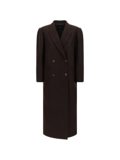 TWINSET wool-blend cloth coat Brown 262TP2450