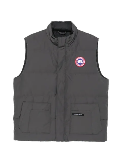 Canada Goose quilted logo-patch gilet Grey 4165M