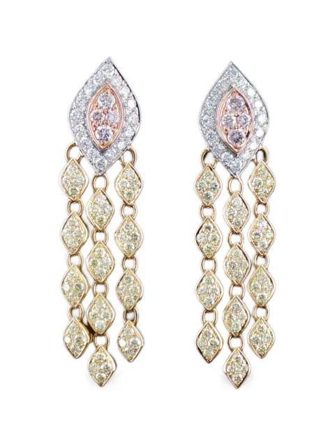 HYT Jewelry diamond drop earrings Gold E559JN